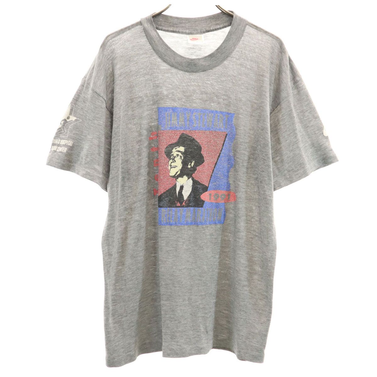 NIKE ナイキ 90s USA製 オールド ジェームズ・ステュアート 半袖