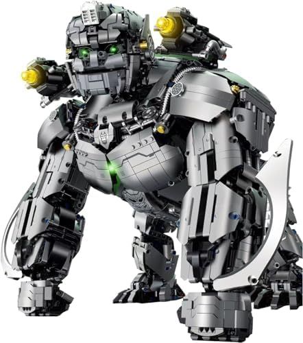 UNCLE BRICK キングコング メカロボット組み立てセット 男の子用変形ロボット組み立てキット レゴ変形に対応 ゴジラ×コング メカロボット組み立てセット メカ変形おもちゃ 大人用