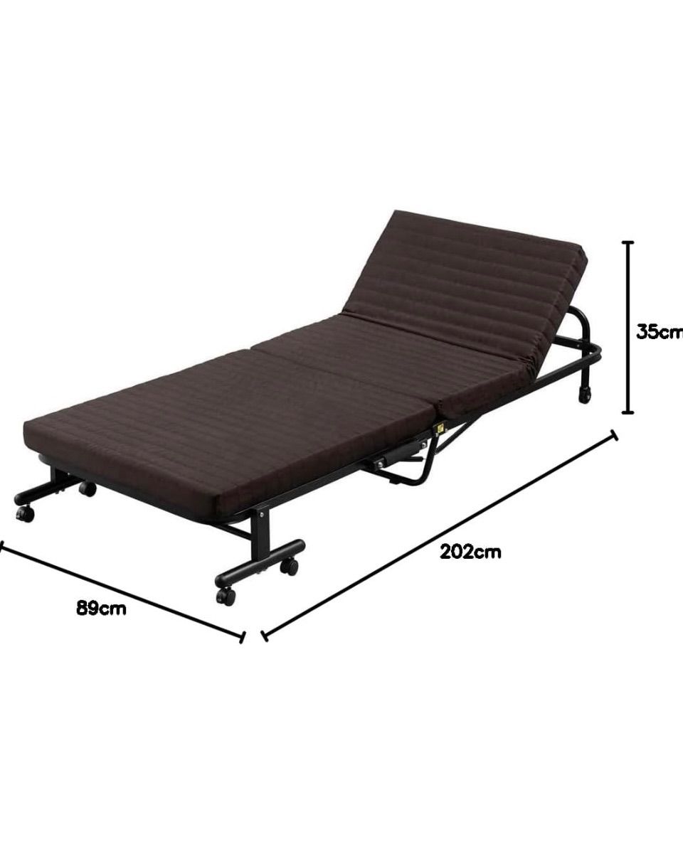 10r23 IRIS OHYAMA アイリスオーヤマ 折りたたみ ベッド OTB-BRN 14段階 リクライニング ブラウン