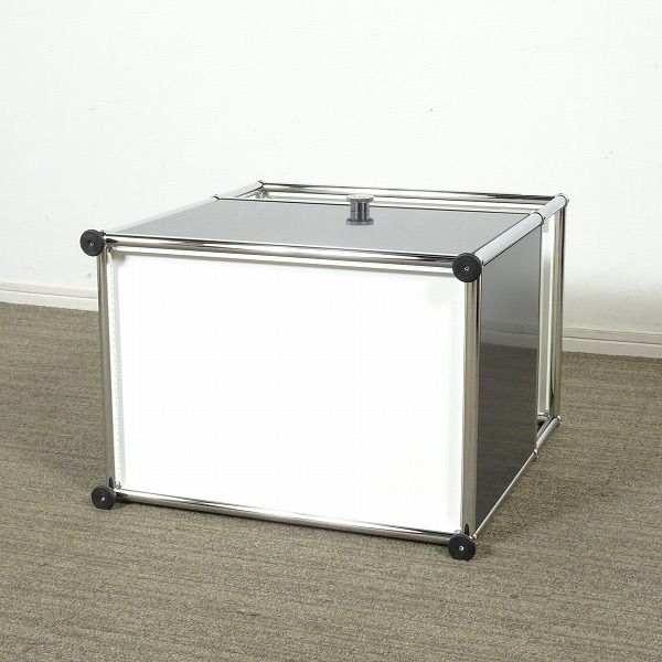 ドロップダウンドア×1 グレー×白