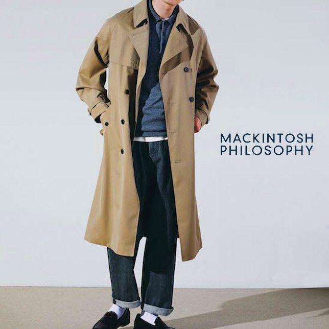 マッキントッシュ フィロソフィー トレンチコート ビューリー メンズ