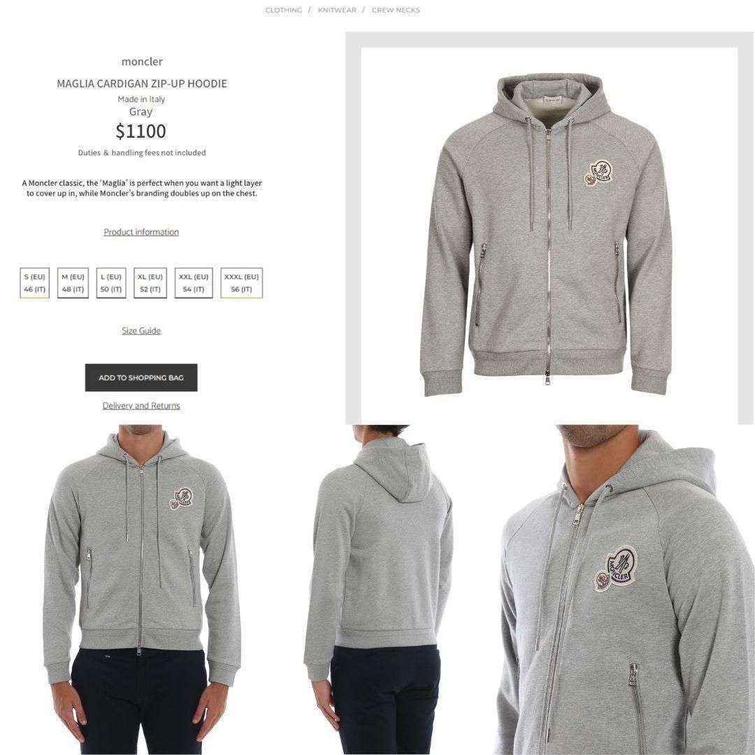定価12万円！！☆新品未使用タグ付き品☆ MONCLER ダブルワッペン 