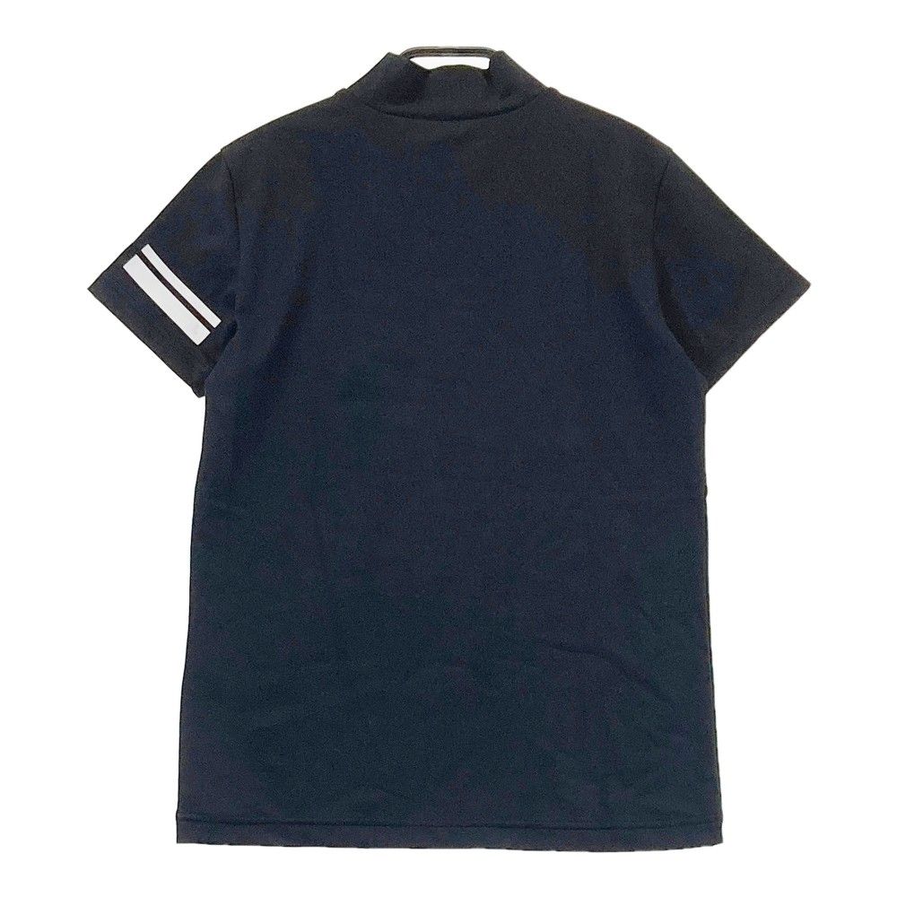 サイズ：0 PGG PEARLY GATES パーリーゲイツ モックネック半袖Tシャツ