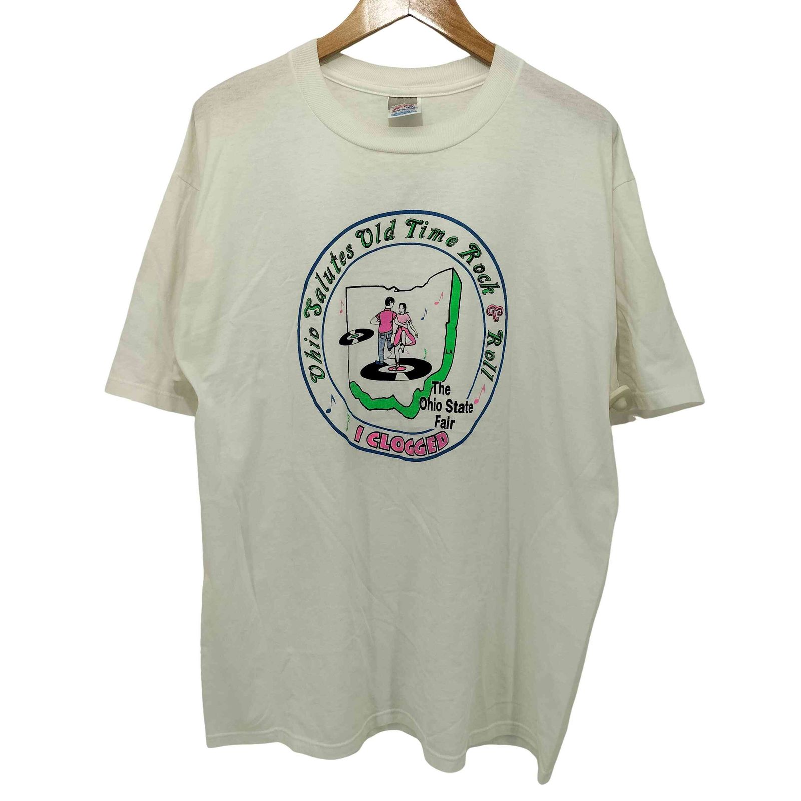 ジャージーズ JERZEES MADE IN USA 90S ミュージックプリント