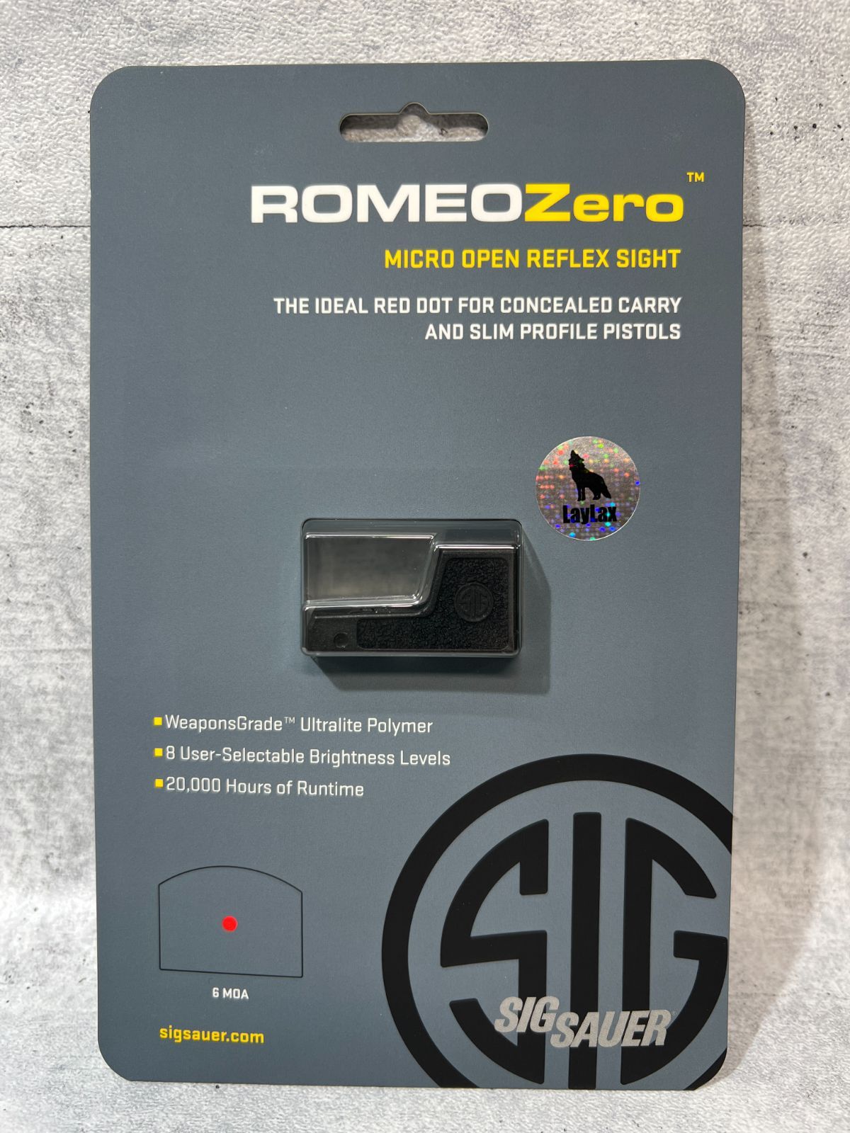 SIG SAUER ROMEO ZERO ダットサイト リフレックスサイト