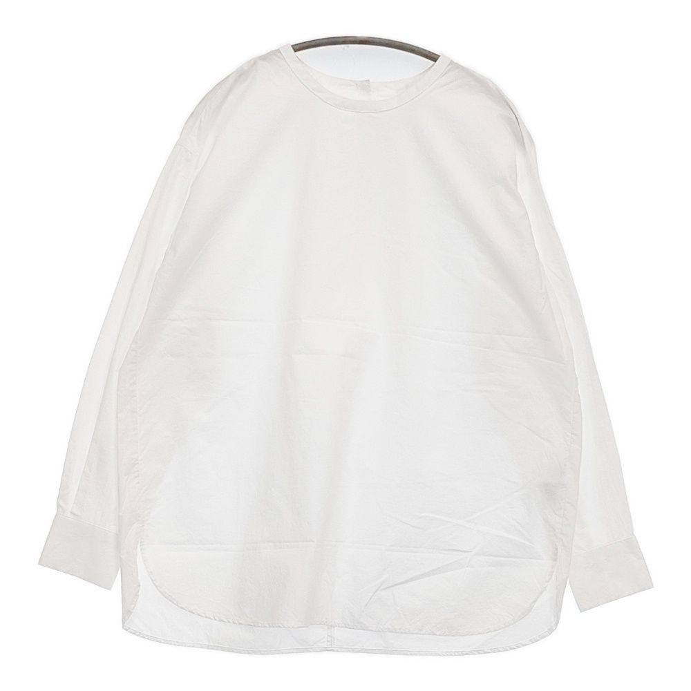 かぐれ クルーネックプルオーバーシャツ 定価14300円 GA46-23M010 ブラウス シャツ 24AW ホワイト レディース かぐれ 5-0902M♪