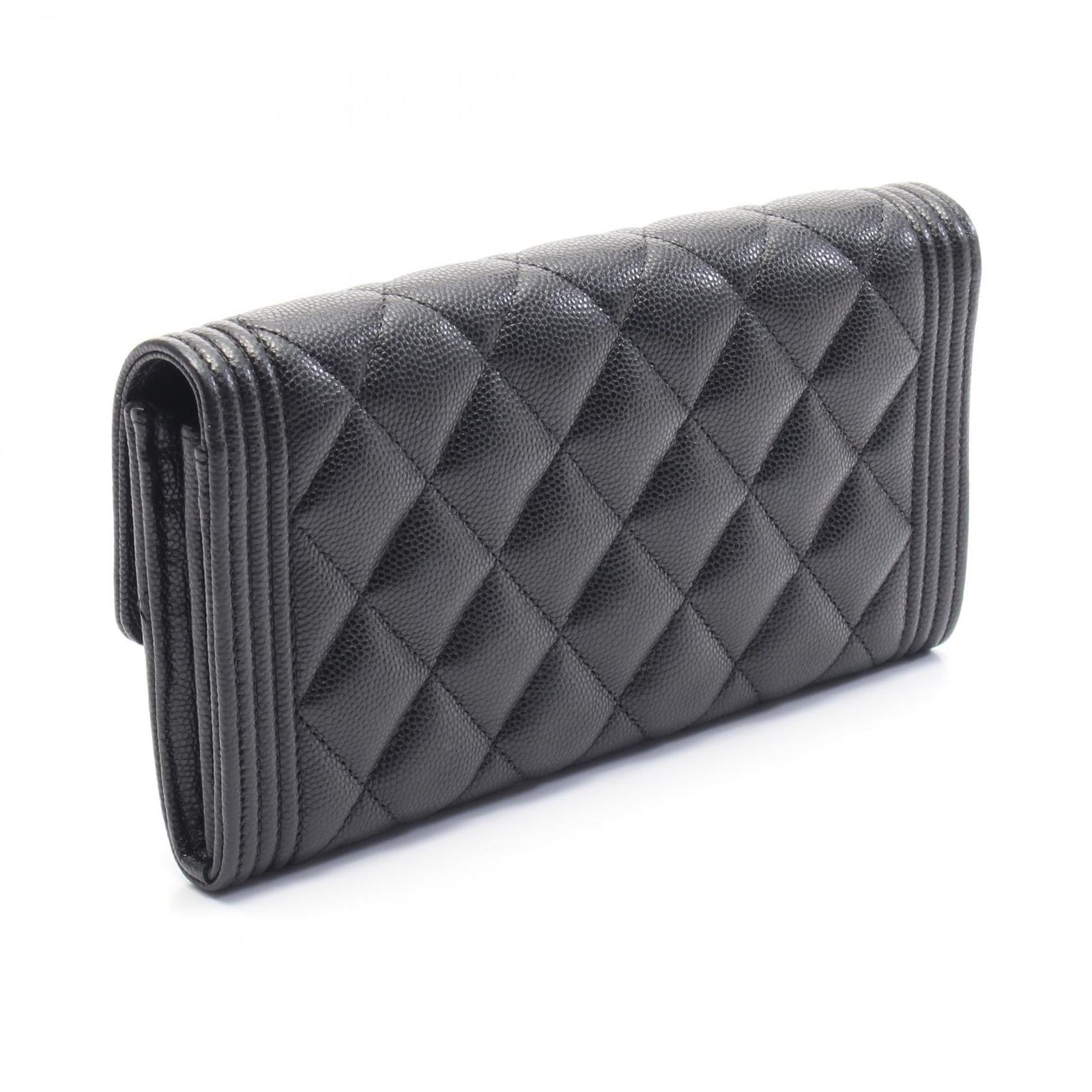 シャネル CHANEL 二つ折り長財布 ボーイシャネル A80286