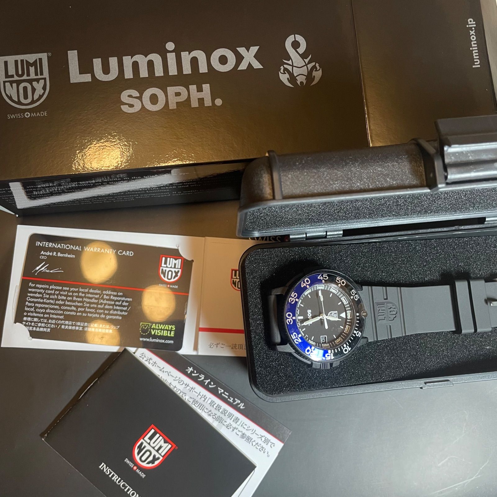 新商品!新型 jojo様専用 Luminox3001 SOPH ダブルネーム200本限定