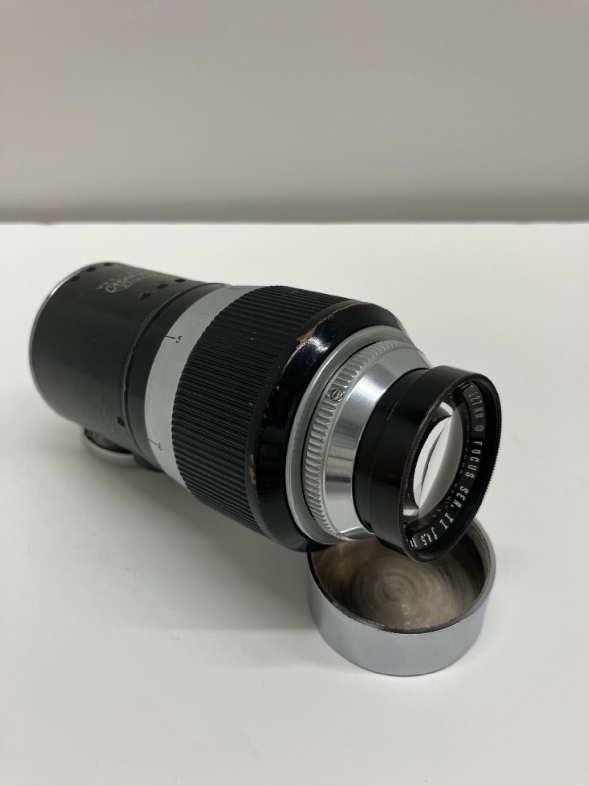 Objectif Wollensak Raptar 4,5/127mm (Velostigmat, Monture Leitz N.Y, 35mm)