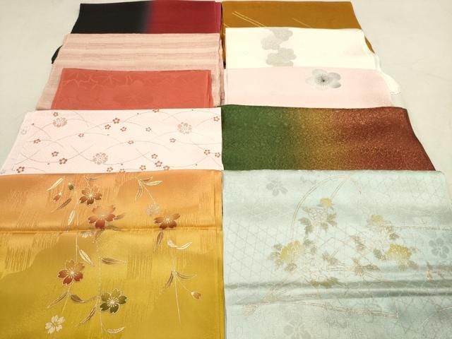 平和屋着物 和装小物 帯揚げ10枚セット 正絹 DAAV2469xg