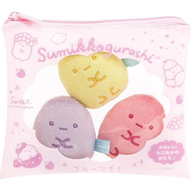 【新品】 サンエックス(San-X) すみっコぐらし ｢すみっコマーケット｣ グミキャンディぬいぐるみセット MO66801 サイズ：H13×W14.5×D2cm 1