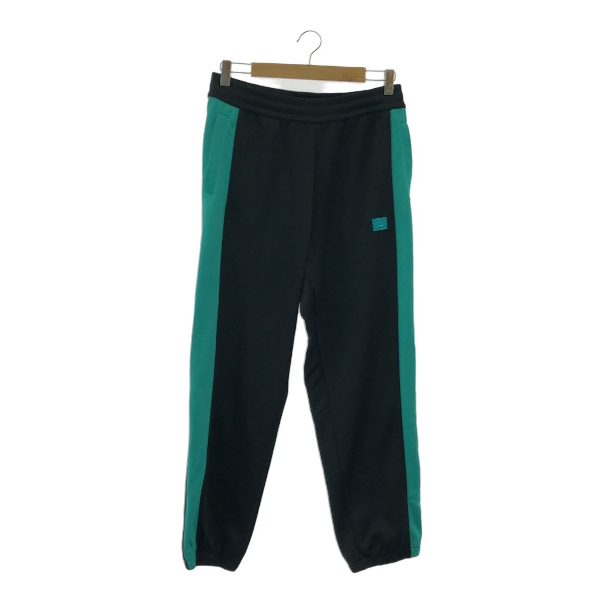 ACNE STUDIOS アクネストゥディオズ FA-UX-TROU000011 JAYTON FACE JERSEY PANTS サイドライン トラックパンツ イージーパンツ ジャージ パンツ Sサイズ ブラック