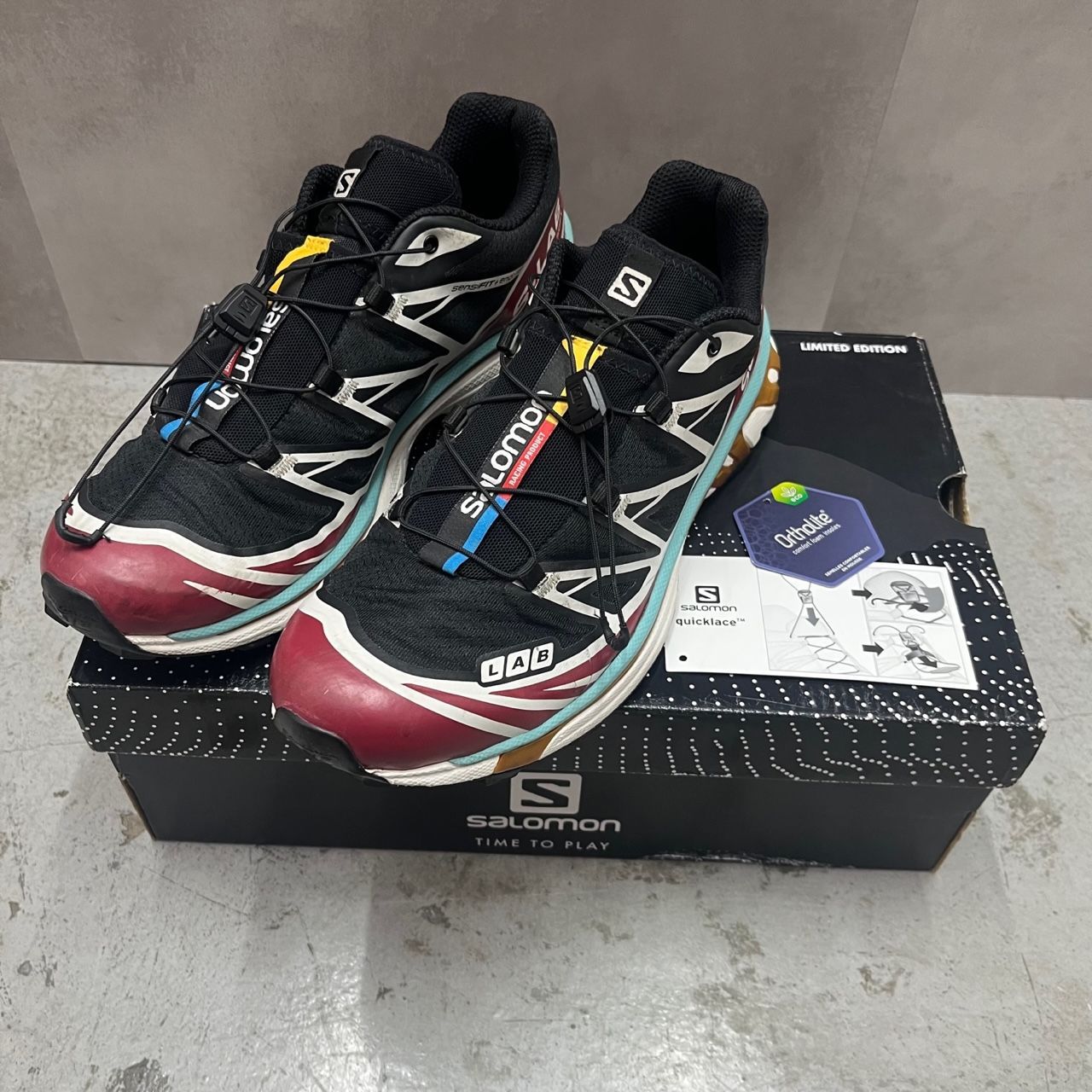 SALOMON XT-6 ADV 412533 レッドダリア スニーカー サロモン
