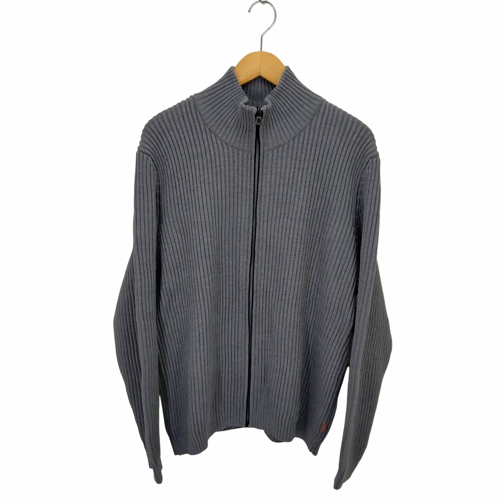 ヒューゴボス HUGO BOSS 90-00s 旧タグ  オレンジタグ  ジップアップ ドライバーズニット メンズ  XXXL