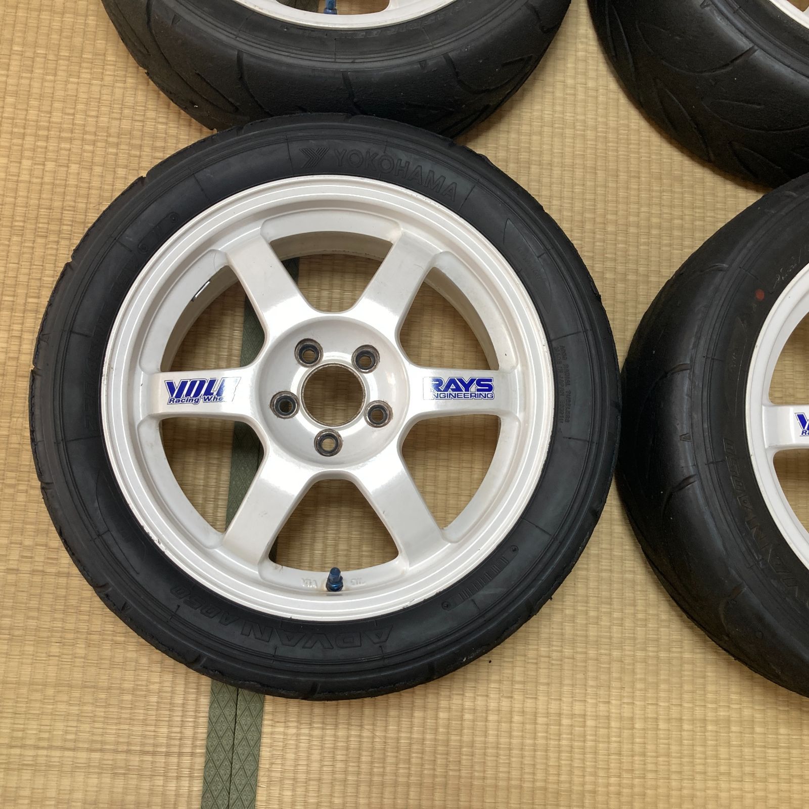 RAYS レイズ VOLK RACING TE37 7J +46 pcd100 5H 16インチ アルミ