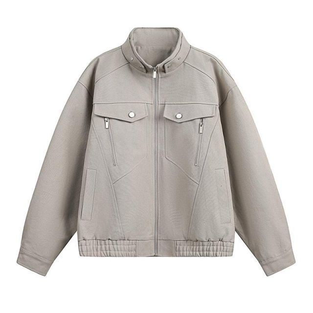 メンズ ファッション 服 用 オシャレ シンプル 大人 かっこいい 大きいサイズ ストリート 紳士服 アメリカン レトロ クリーン フィット ジャケット ゆったり 快適