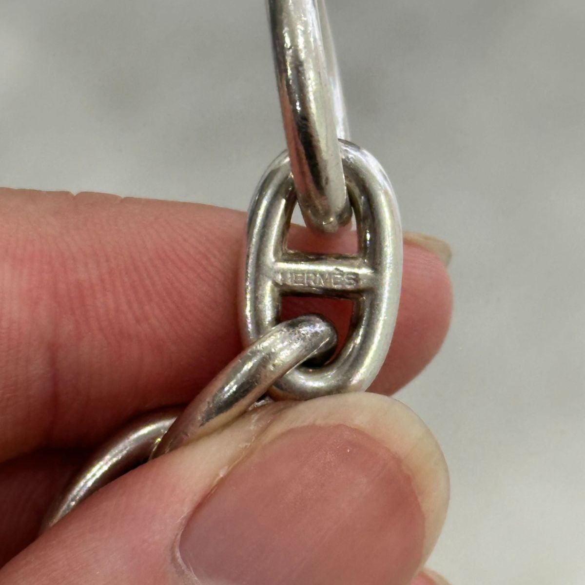 HERMES (エルメス) シェーヌダンクルMM ブレスレット 15コマ チェーン 