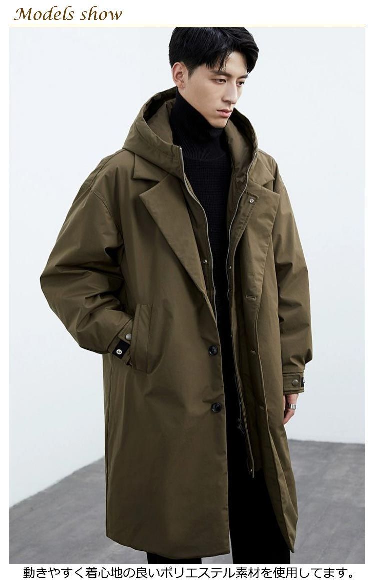 無骨で男気溢れるモッズコートスタイル 大きいサイズ メンズ服の