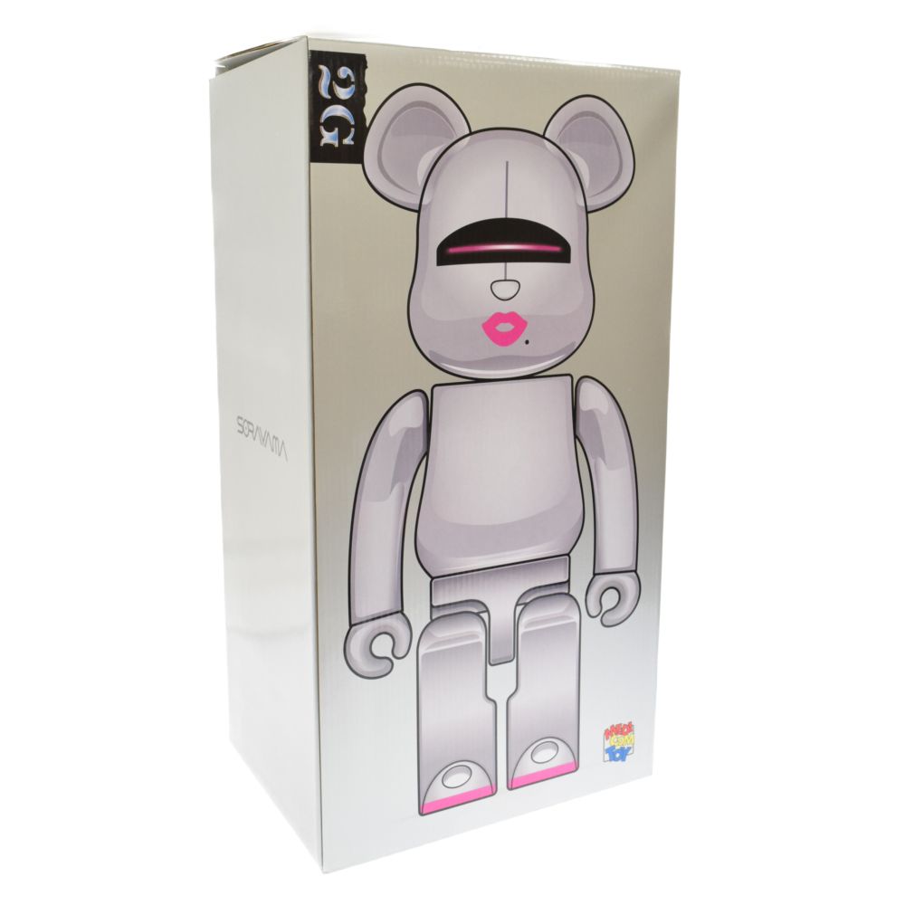 MEDICOM TOY (メディコムトイ) BE@RBRICK SORAYAMA 2G SILVER 1000