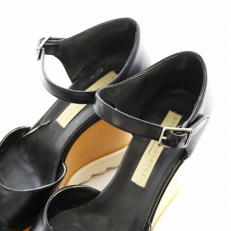 ステラマッカートニー　エリス　厚底　サンダル　ストラップ　EU37　美品 ステラマッカートニー STELLA McCARTNEY エリス サンダル