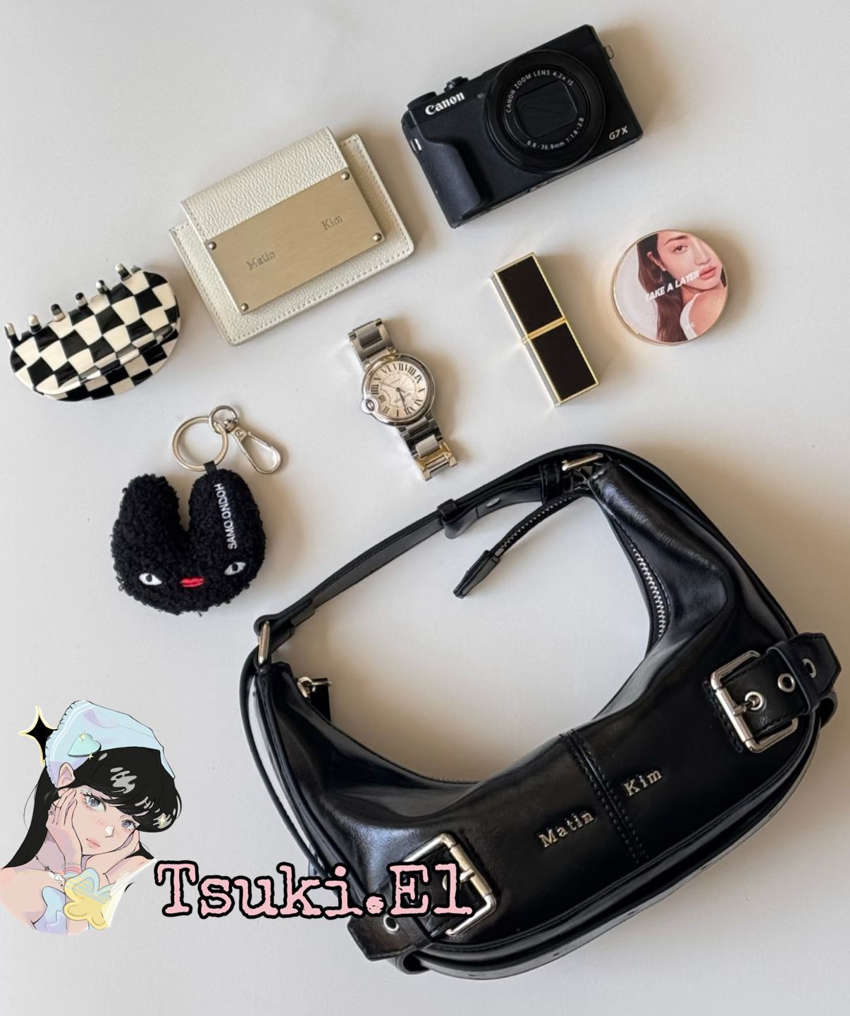 【Matin Kim】韓国人気★BELTED SHOULDER BAG 新品 韓国 Matin Kim マーティンキムBELTED SHOULDER BAG