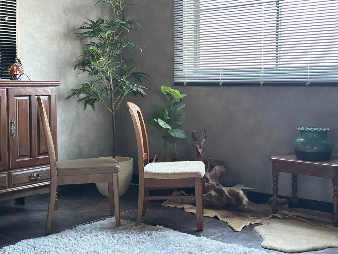 飛騨産業　マルニ木工　ヴィンテージチェア　ラタンバックチェア　2脚セット　H 飛騨産業 マルニ木工 ヴィンテージチェア ラタンバックチェア 2脚