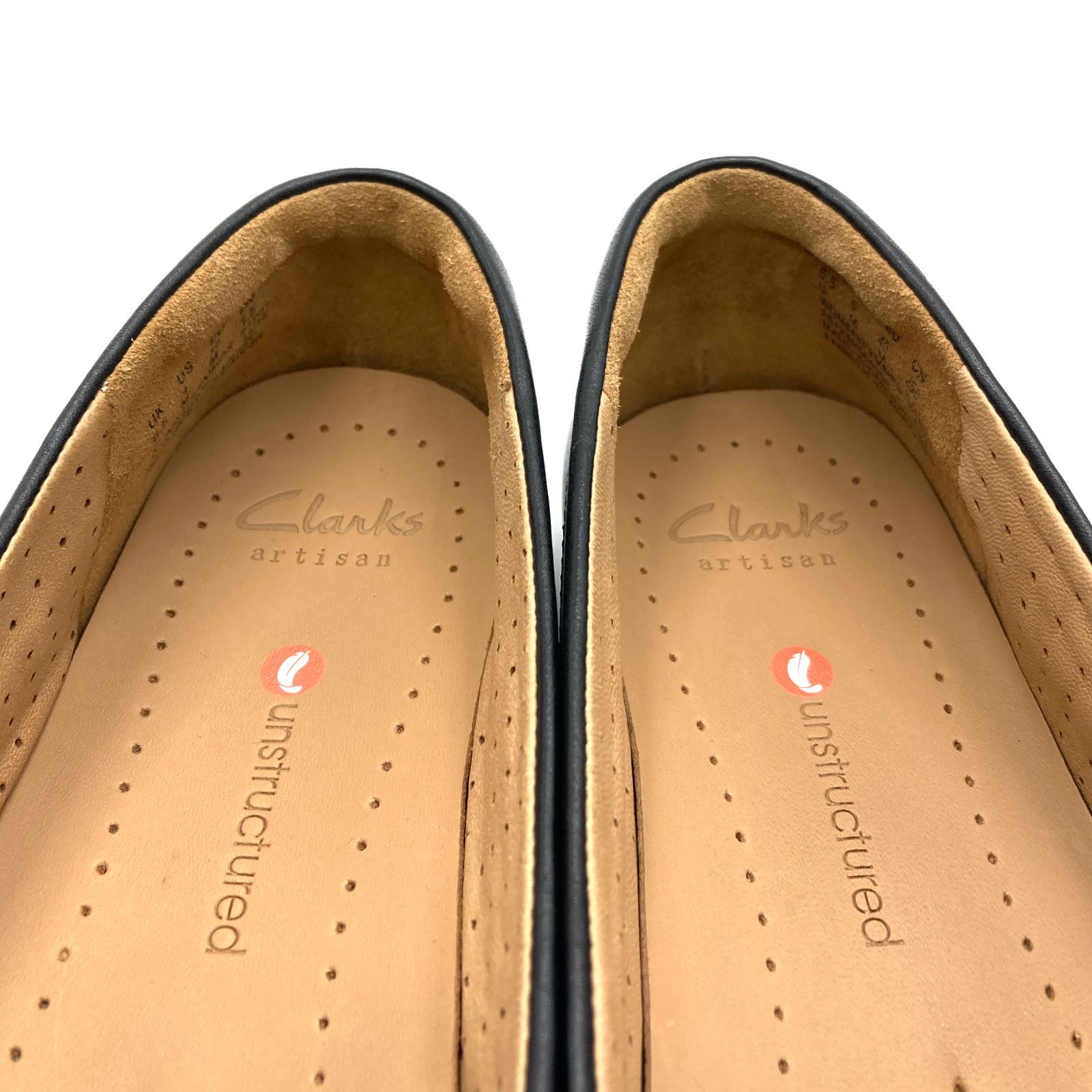 Clarks UNSTRUCTURED クラークス ローファー コインシューズ ブラック 
