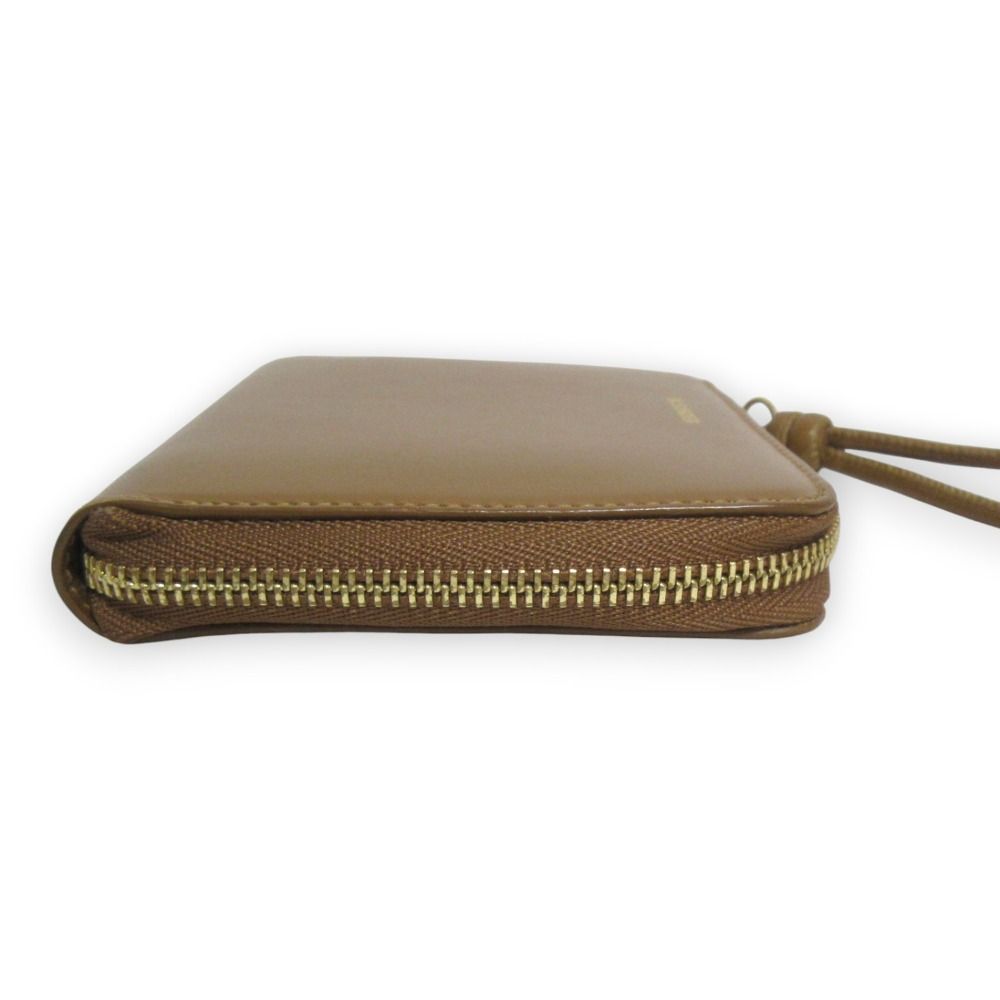 未使用美品】JIL SANDER 本革 38 ゴールド〈定価125,400円〉 美品 JIL