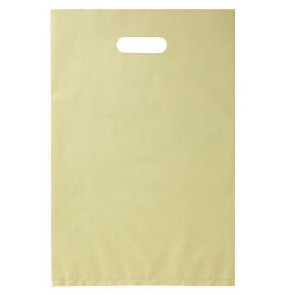 ポリ袋ソフト型 アイボリー 40×50cm 500枚  61-782-45-7 