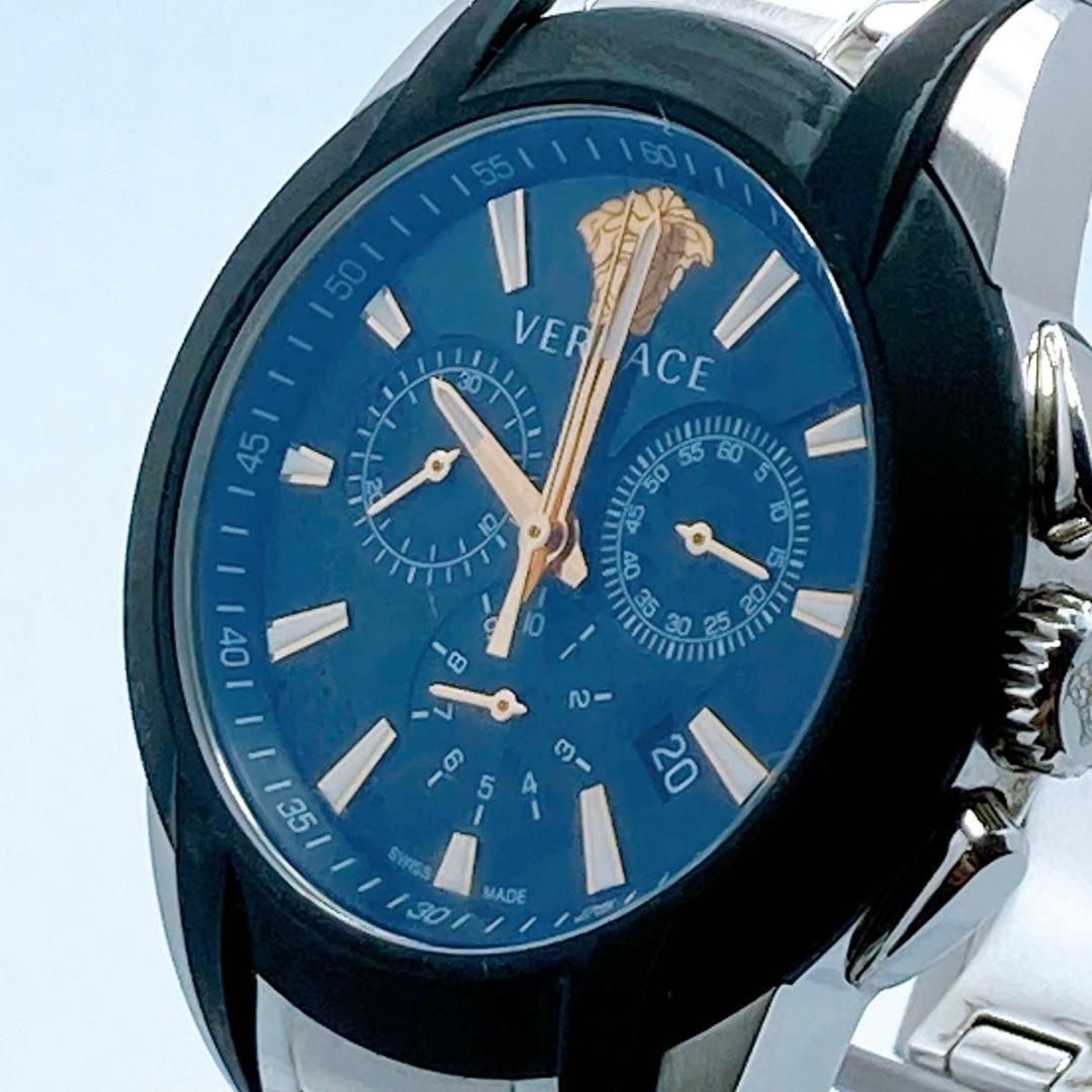 438 ヴェルサーチ VEM8 メデューサ クロノグラフ 腕時計