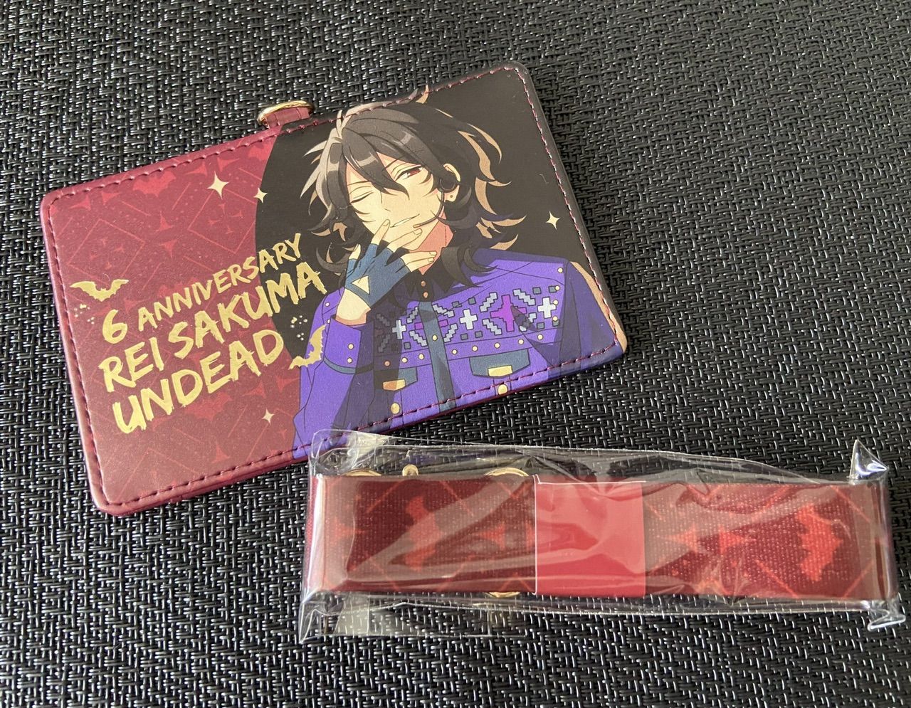 新品★あんスタ★UNDEAD【朔間零】中国★パスケース あんスタ 零 朔間零 中国限定 6周年 パスケース 記念ケース