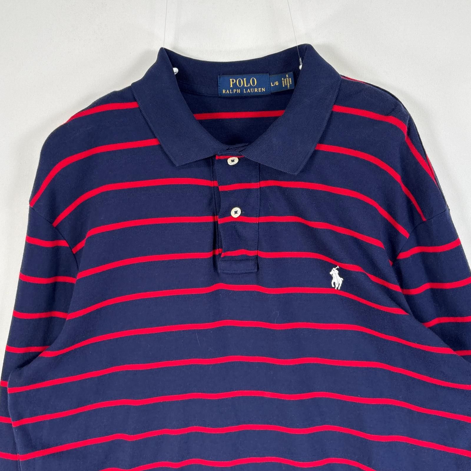 Ralph Lauren - RALPH LAUREN GOLF 長袖トップス ボーダー ハーフボタン 刺繍 中古・古着通販】POLO RALPH LAUREN (ポロ・ラルフローレン