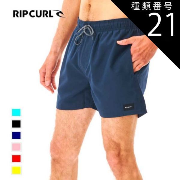 種類21：YELLOW/S 【RIPCURL/リップカール】CBOLQ4 OFFSET VOLLEY ボードショーツ メンズ サーフィン 水着 男性 サーフパンツ 水陸両用