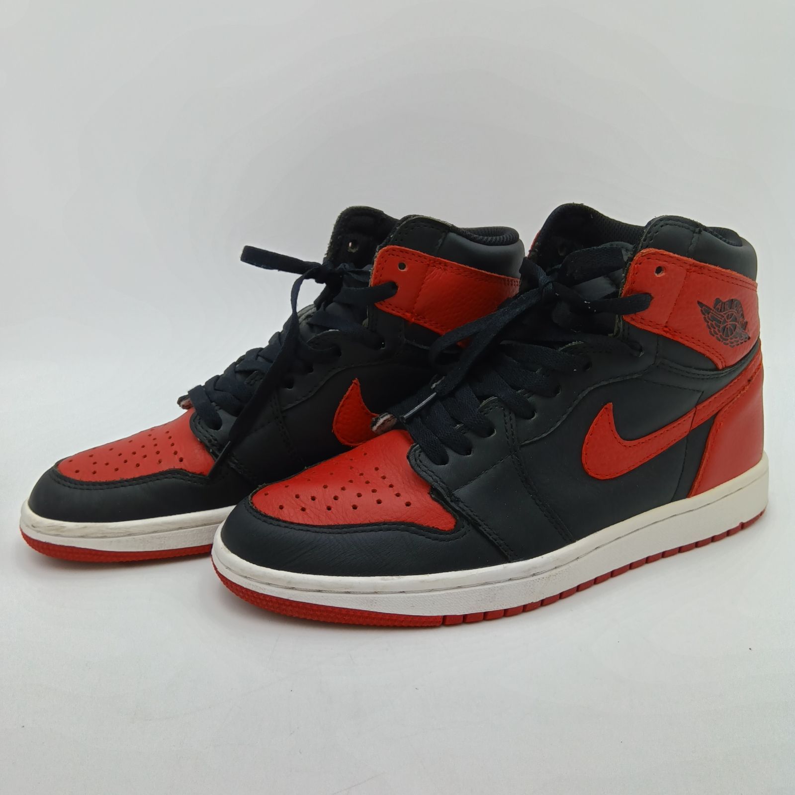 NIKE ナイキ AIR JORDAN 1 RETRO HIGH OG エアジョーダン1レトロハイオージー スニーカー レッド/ブラック メンズ 26.5cm C-5-3