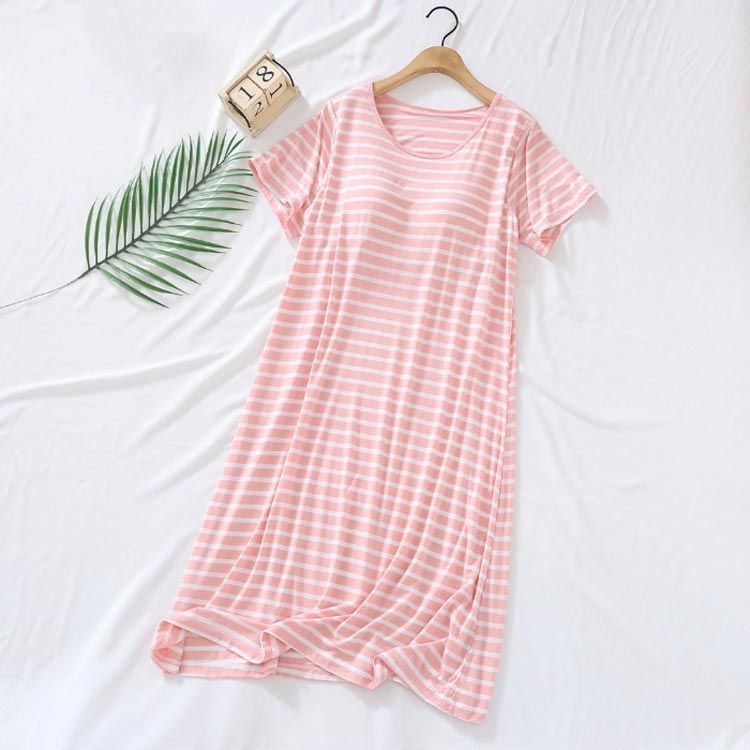 ルームウェア ワンピース レディース 夏 カップ付き ねまき 寝間着 寝巻き ぱじゃま ワンピース 半袖 ナイトウェア パジャマ 部屋着 女性用 婦人用 母の日 春夏 吸汗 速乾 大きいサイ shbwdd1313 WWW_SKLAD-KIRPICHA_RU