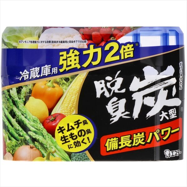 まとめ買い-24点セット 脱臭炭 冷蔵庫用大型 エステー 芳香剤 冷蔵庫