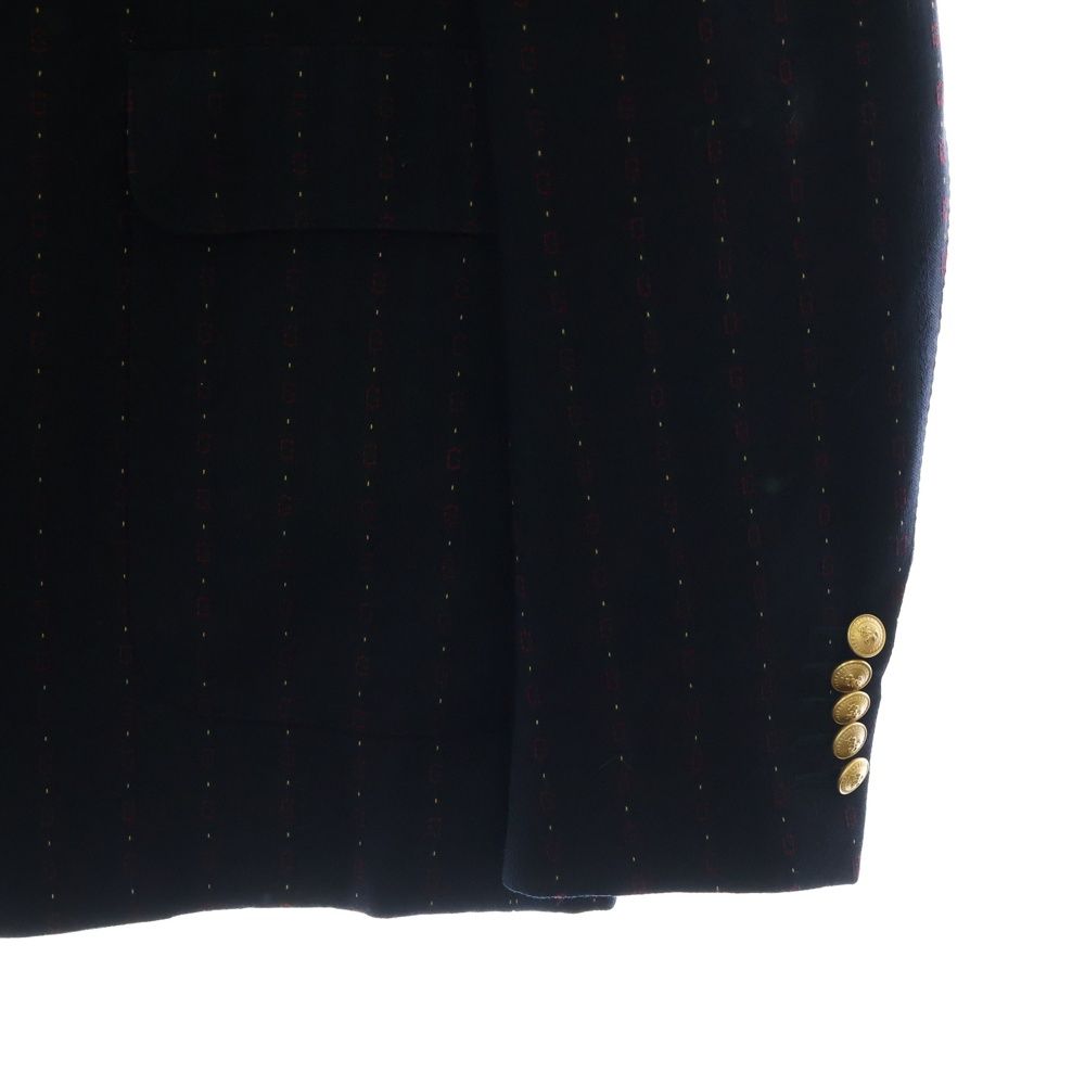 【人気商品】GUCCI GGゴールドボタンコーヂュロテーラードジャケット ✨️極美品✨️GUCCI グッチ テーラードジャケット 金ボタン M