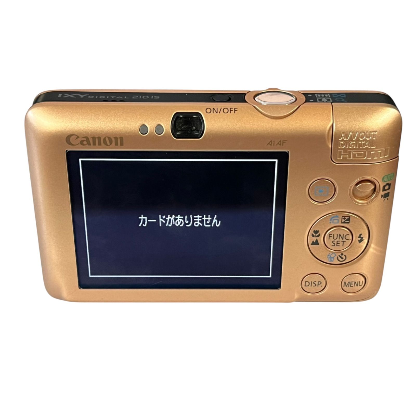 管32258】動作確認済☆CANON キヤノンIXY DIGITAL 210 IS コンパクト 