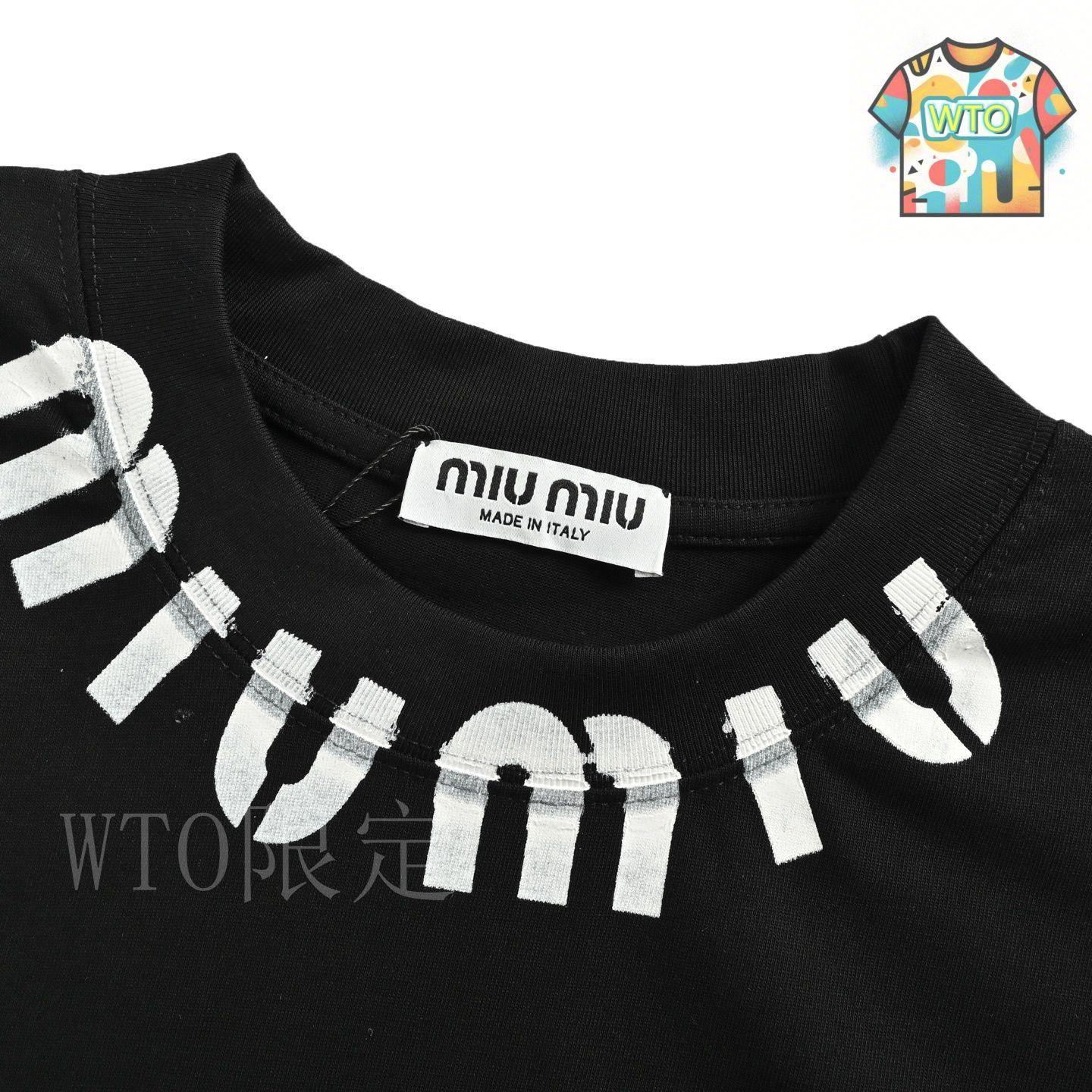 汎用性の高い【MiuMiu】半袖 ジャージ トップ Tシャツ 25SS新作 汎用性の高い【MiuMiu】半袖 ジャージ トップ Tシャツ 25SS新作