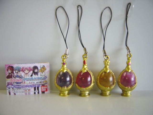 ♯Hkn07BN　魔法少女まどか☆マギカソウルジェムストラップ5種 ♯Hkn07BN 魔法少女まどか☆マギカソウルジェムストラップ5種