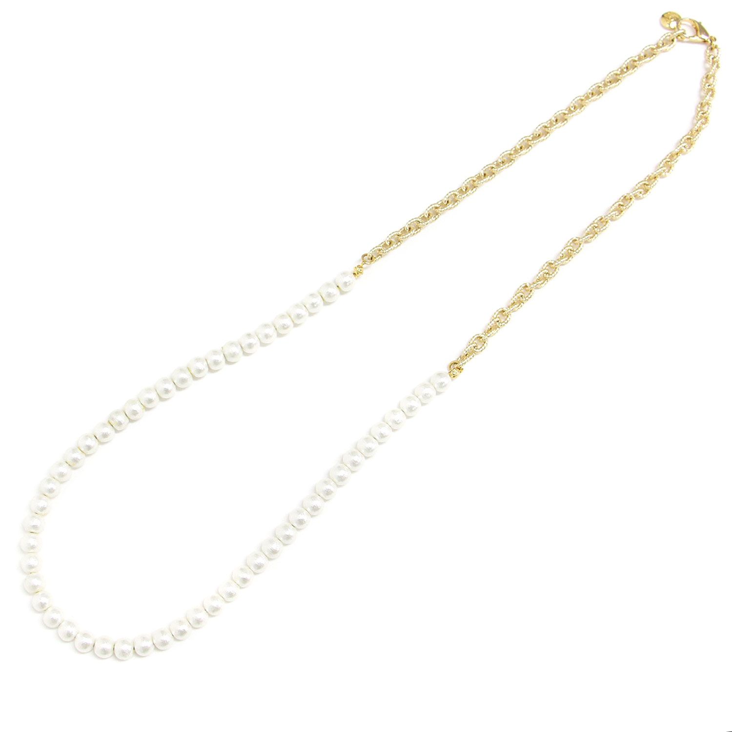 美品】MOY Paris モイ パリ ELISA ネックレス / コットンパール 