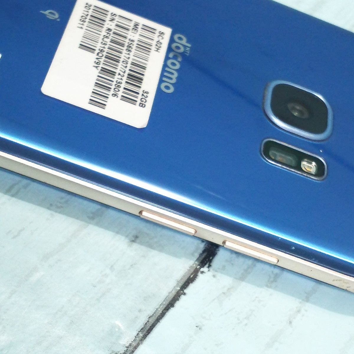 独特の素材 SC-02H edge S7 Galaxy docomo ブルー 213806 SIMフリー ...