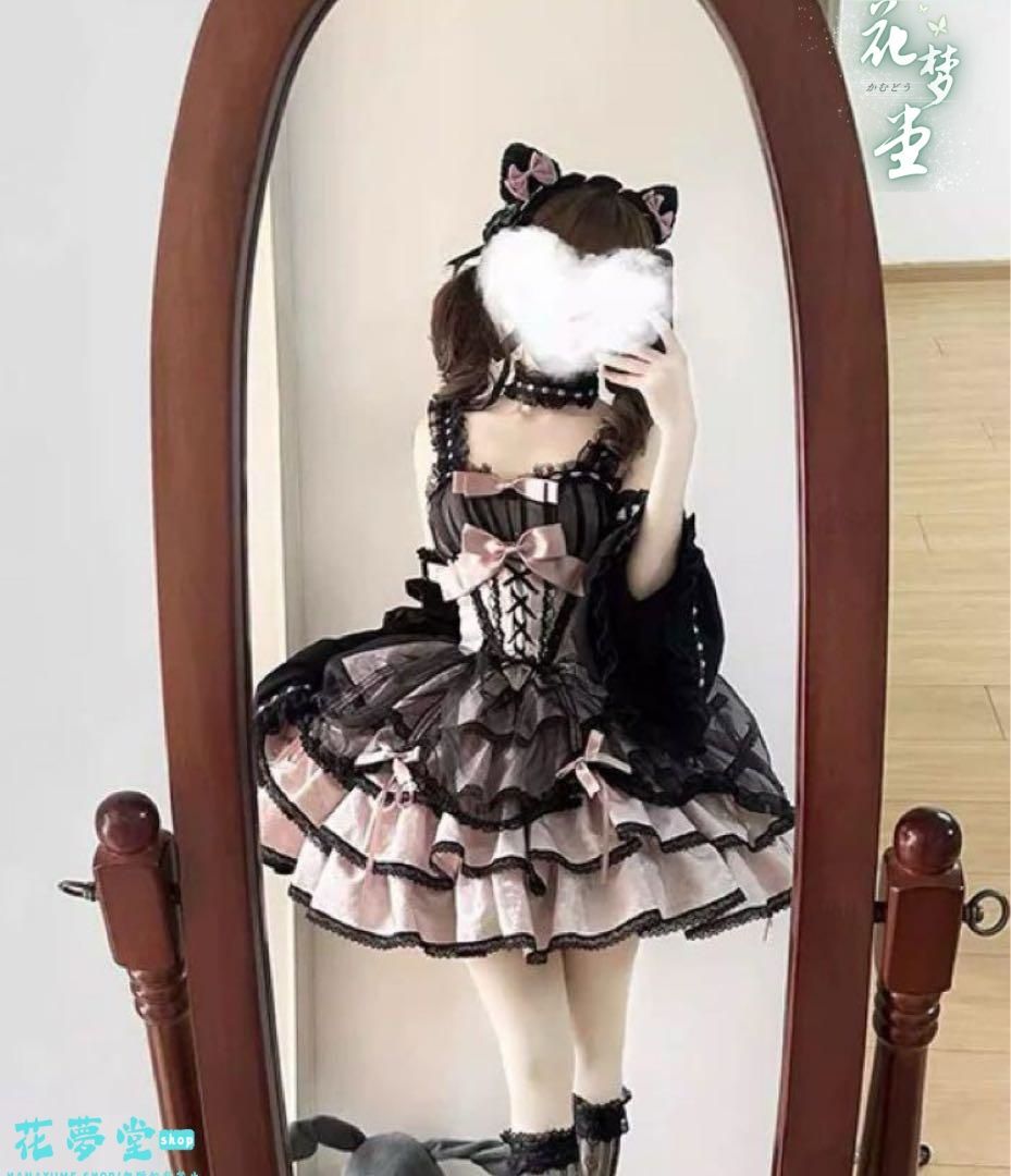 コスプレ ロリータ風ミニセットアップ~お出かけパーティーに最適