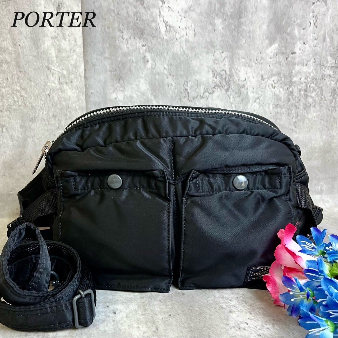 PORTER TANKER ウエストバッグ ブラック TANKER(タンカー) WAIST BAG | 吉田カバンホームページ