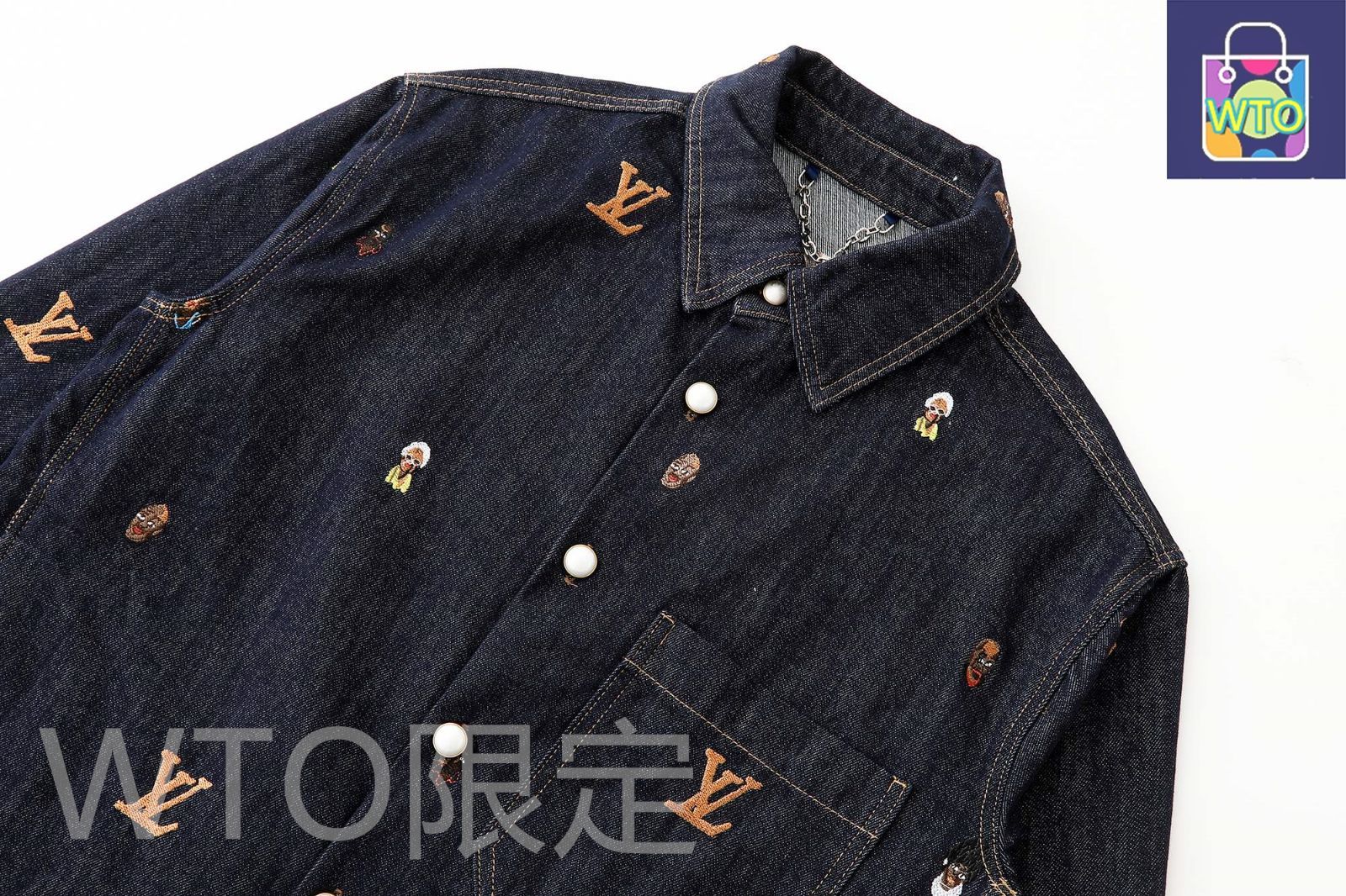 本日限定特価】Louis Vuitton × Pharrell コラボ デニムシャツ