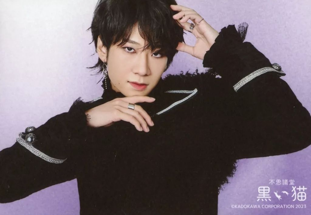 不思議堂 黒い猫 浅沼晋太郎 くじ引き堂 グッズ 缶バッジ トレカ