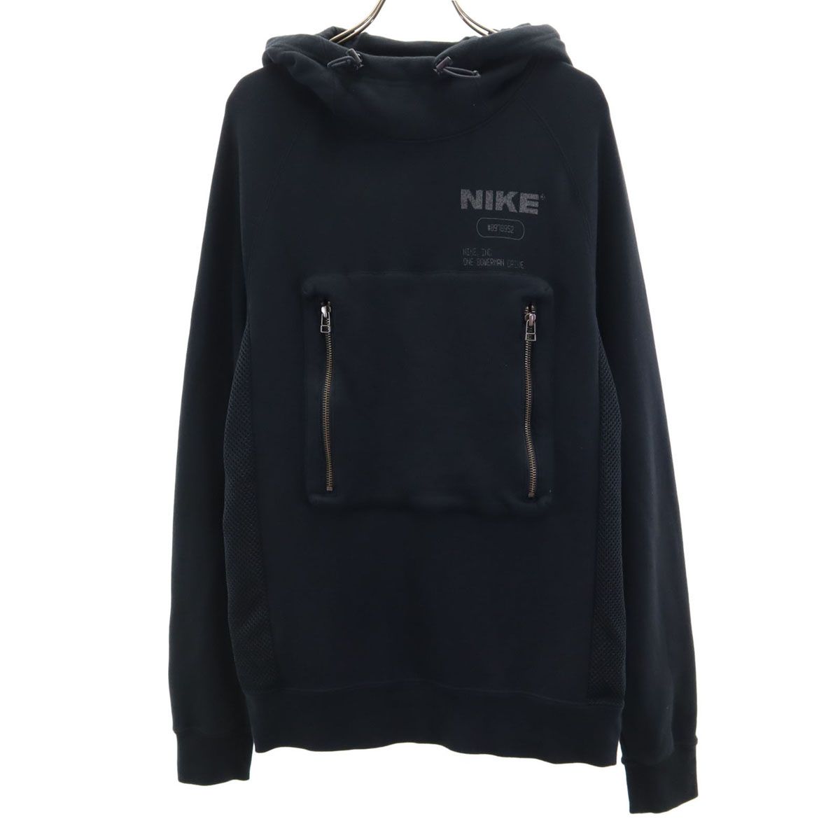 HOT，セール NIKE ナイキ 長袖 シティ メイド スウェットパーカー M ブラック メンズ 古着 パーカー