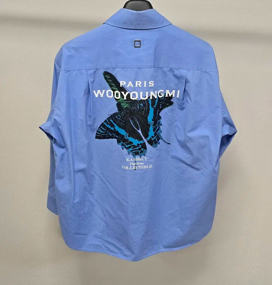 48 WOOYOUNGMI(ウーヨンミ) 蝶 バックロゴ シャツ サイズ 105 出品 