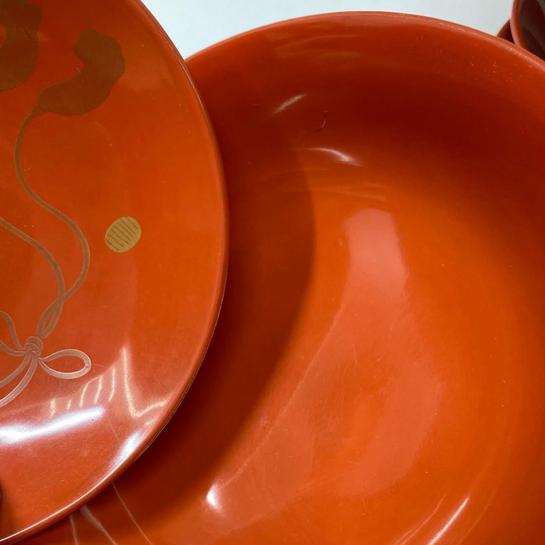 時代 上蒔絵茶椀5客 時代木 身の直径12.9㎝ 東Y5-0720 WWW_IBETON_RU