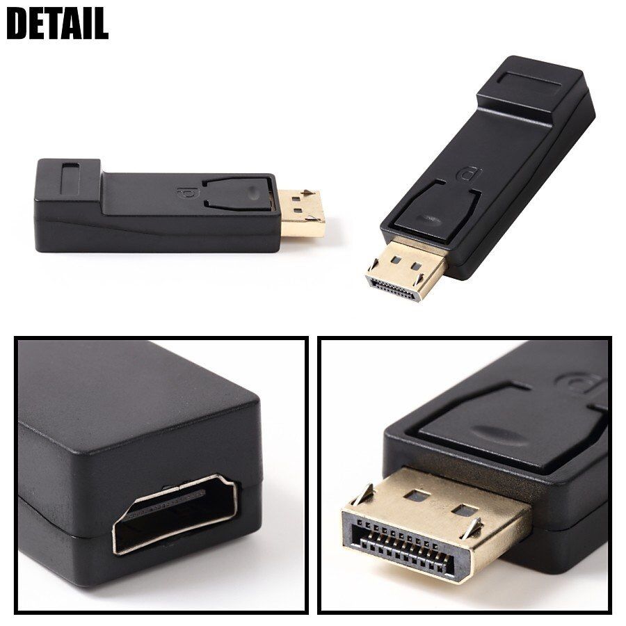 メルカリShops - 新品 DisplayPort HDMI 変換コネクタ ディスプレイポート 便利